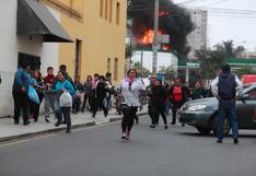 Incendio en grifo: pánico por emergencia frente a Hospital del Niño