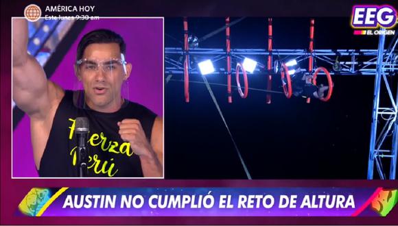Austin Palao es retirado de "Esto es guerra" por decisión de 'El Tribunal'. (Foto: Captura América TV)