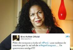 Eva Ayllón pide a peruanos orar por Pepe Vásquez 