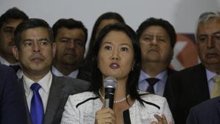 Keiko Fujimori:“No soy líder de una organización criminal, ni he cometido delito”