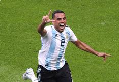 El gol de Gabriel Mercado que pusó en ventaja parcial a Argentina