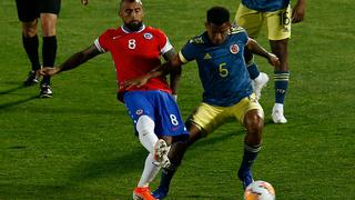 Colombia empató 2-2 con Chile en el Nacional de Santiago por Eliminatorias Qatar 2022