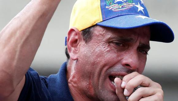 Capriles amenaza con "tomar Caracas" la próxima semana