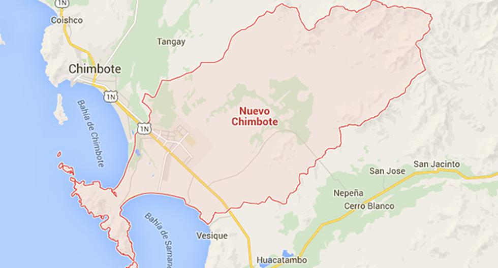 Policía Nacional capturó a dos colombianos en Nuevo Chimbote por coaccionar a comerciantes de Áncash. (Foto: Google Maps)
