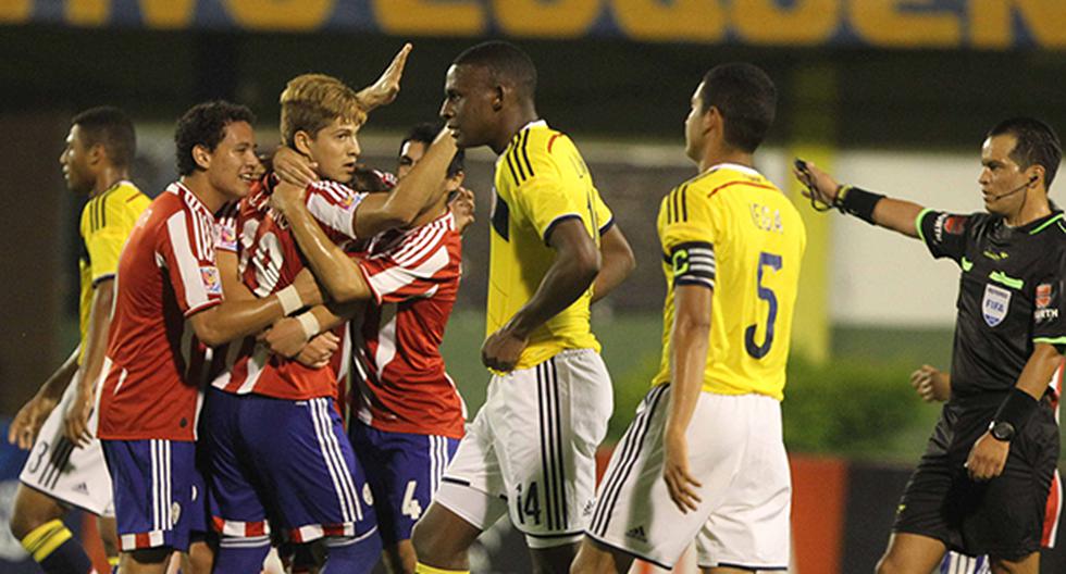 Colombia y Paraguay se volverán a enfrentar en este Sudamericano Sub 17. (Foto: EFE)