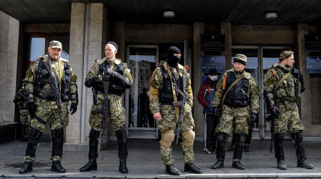 Ucrania: Insurgentes ocupan la alcaldía de Górlovka - 1