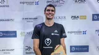 ¡Orgullo peruano! Diego Elías se proclamó campeón del Necker Mauritius Open de Squash