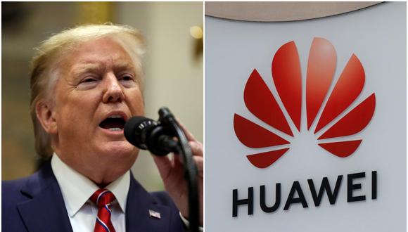 La Administración Trump anunció por primera vez la prohibición a las empresas de EE.UU. de mantener vínculos comerciales con Huawei en mayo de este año, pero desde entonces ya ha decretado dos moratorias que permiten a las firmas de su país seguir haciendo negocios con el fabricante chino. (Fotos: AP / Reuters)