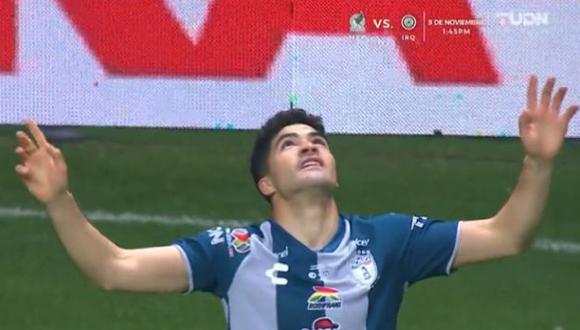 Gol de Nicolás Ibáñez para el 5-0 de Pachuca vs. Toluca. (Captura: TUDN)
