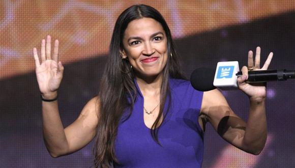 Alexandra Ocasio-Cortez, una demócrata socialista que podría convertirse en la mujer más joven en ocupar una curul en la Cámara de Representantes. (Getty Images)