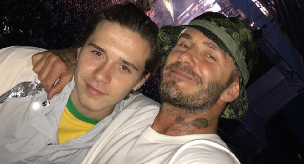 David Beckham y su hijo se juntan para ir al concierto de Noel Gallagher. (Foto: Instagram)