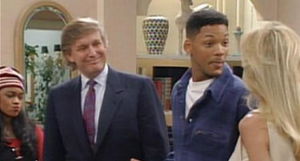 Donald Trump y su épica participación en en la famosa serie El príncipe rap. (Foto: Captura)