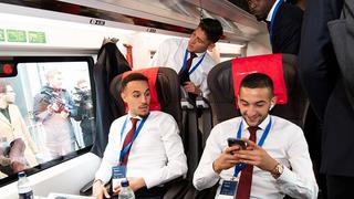 ¿Y el avión? Ajax viajó en tren hasta Francia para jugar la Champions League [FOTOS]