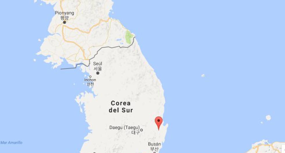 Dos sismos de regular intensidad sacuden Corea del Sur. (Foto: Google Maps)