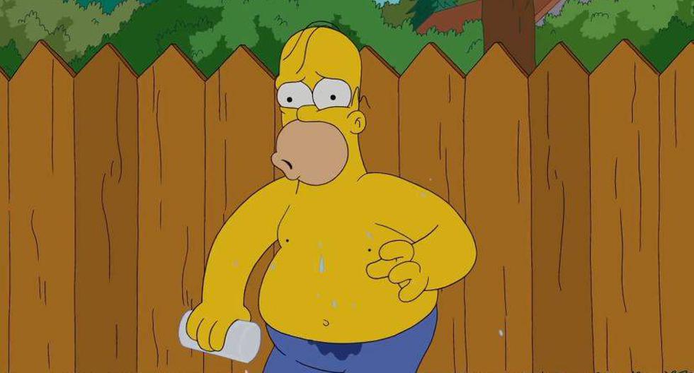 Homero retó a Ned Flanders y a su amigo Lenny. (Captura: Fox)