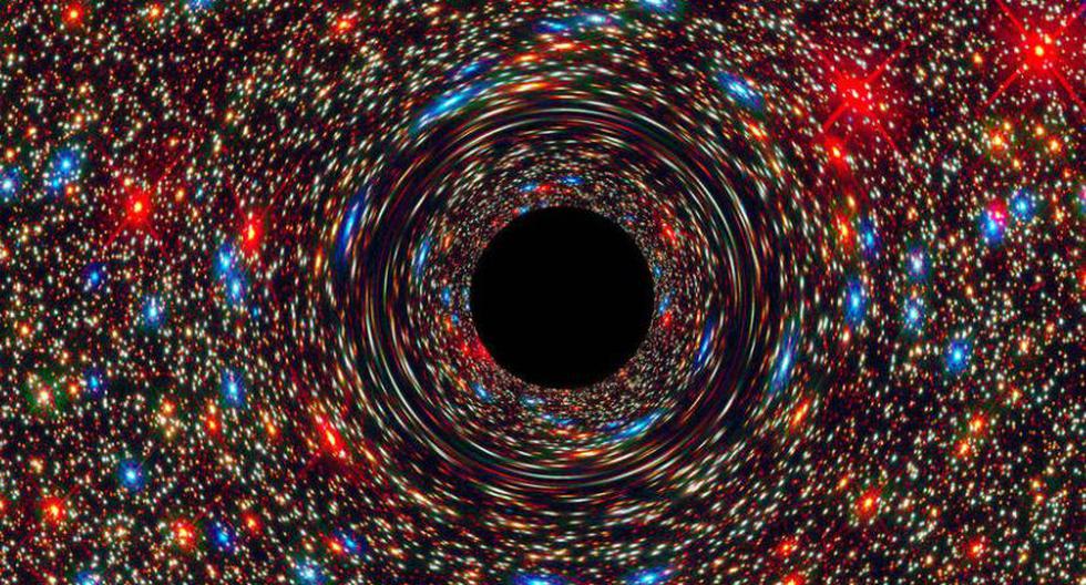 Imagen referencia de agujero negro. (Foto: NASA)