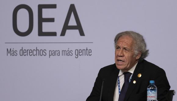 El Secretario General de la OEA, abogado uruguayo Luis Almagro. (Foto de Cris BOURONCLE / AFP)