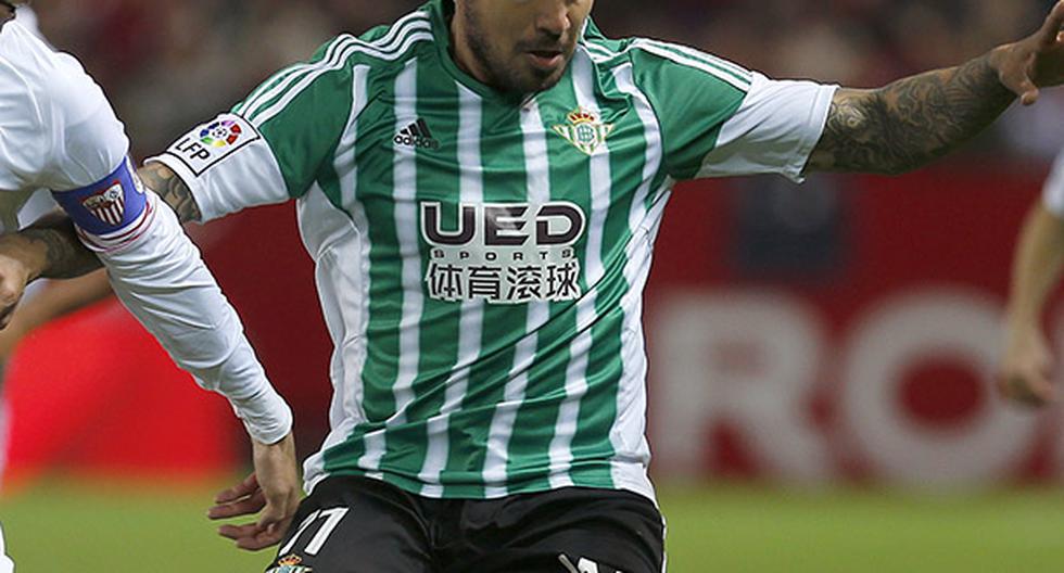 Juan Vargas fue incluido en el once ideal de la Liga española. (Foto: EFE)