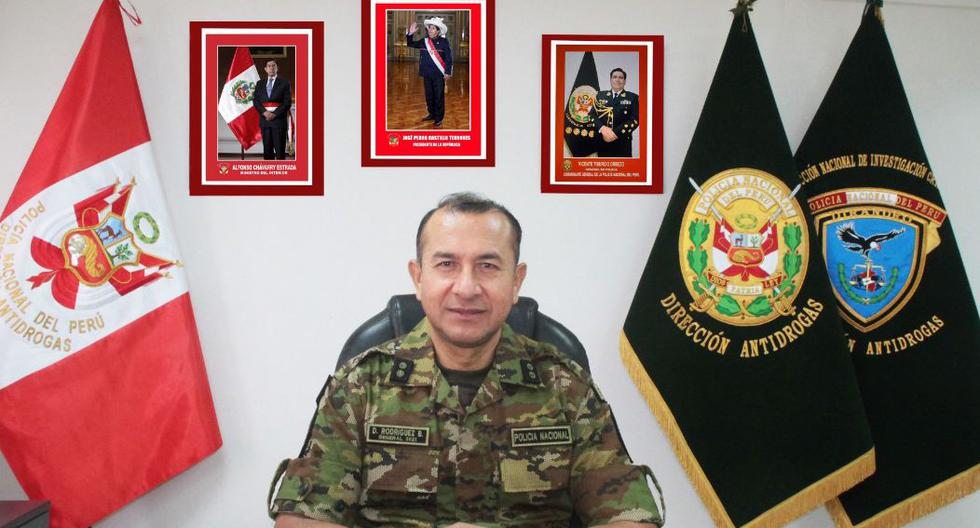 El general en retiro Deny Rodríguez fue jefe de la Dirandro durante el 2022. (Foto: PNP)