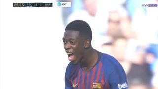 Barcelona vs. Real Sociedad: Dembélé y gol del 2-1 para el triunfo culé | VIDEO