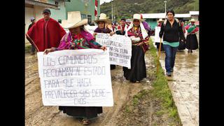 Comuneros insisten en impedir actividades mineras en Cañariaco
