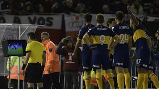 River vs. Boca: la infracción de Mas a Santos Borré, vista gracias al VAR, que terminó en penal para el ‘Millonario’ | VIDEO