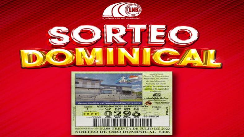 Resultados de la Lotería Nacional de Panamá del domingo 30 de julio