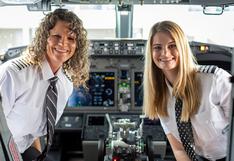 Estados Unidos: madre e hija hacen historia tras pilotear juntas avión de pasajeros