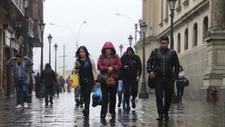 Senamhi: Lluvia moderada y temperatura mínima de 15°C en Lima, HOY miércoles 3 de junio 