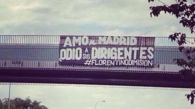 Ultras Sur del Real Madrid pintan tumba de mujer de Florentino - 2