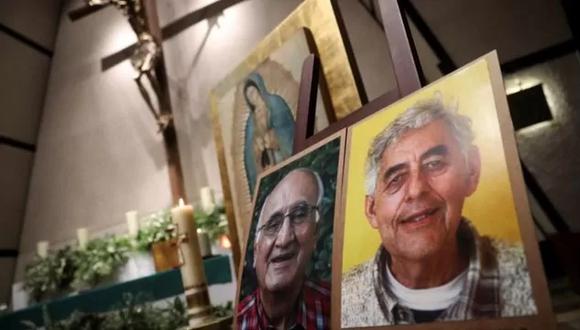 Los sacerdotes jesuitas Javier Campos Morales y Joaquin César Mora Salazar fueron asesinados en una iglesia de Chihuahua, en México. (Reuters).