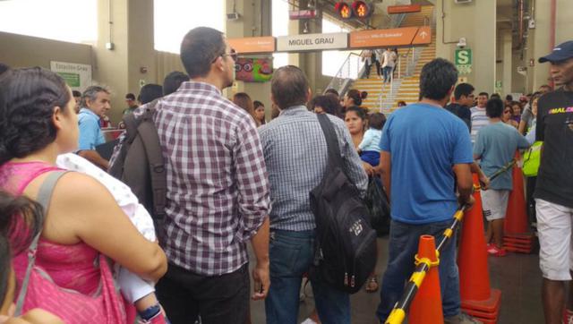 Metro de Lima: el servicio estuvo interrumpido por esta razón - 4