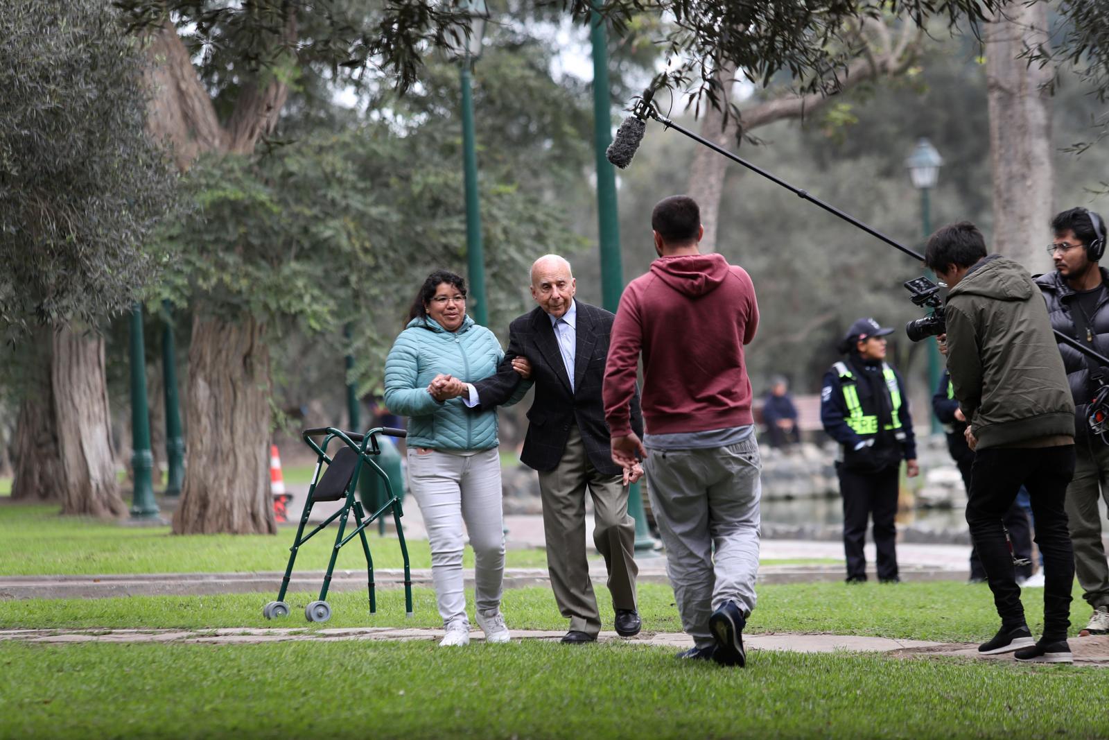Fotografía registrada durante el rodaje de "Sobreviví al Holocausto". Este documental realizado por El Comercio se proyectará en el LUM el domingo 2 de febrero a las 5:00 p.m. (Rolly Reyna)
