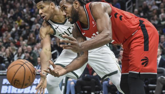 Toronto Raptors vencieron 123-116 a los Milwaukee Bucks con actuación estelar de Kawhi Leonard | Foto: Reuters