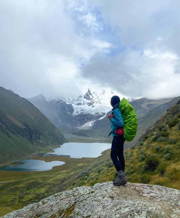 A través de sus redes sociales, Tania Naula comparte los circuitos de trekking que realiza. Foto: archivo personal