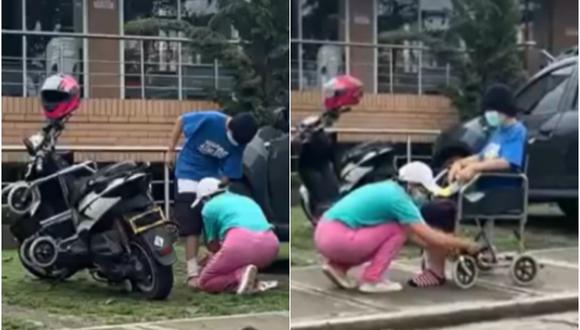 Video viral | Captan a mujer que utiliza a su hija para pedir limosna  haciéndola pasar como discapacitada | Tendencias | Redes sociales |  Bucaramanga | Colombia | nnda nnrt | VIRALES | MAG.