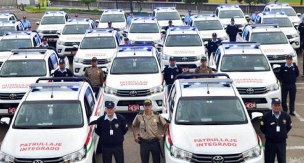 Con la finalidad de reforzar la seguridad ciudadana en las calles del distrito, la municipalidad de San Isidro ha puesto a disposición de la Policía Nacional del Perú 34 nuevas camionetas. (Foto: Andina)