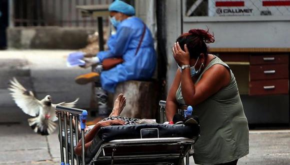 Algunos de los principales hospitales en Honduras han visto superada su capacidad ante el dramático aumento de casos de covid-19. (Foto: JOHNY MAGALLANES / CORTESÍA DIARIO EL HERALDO, vía BBC Mundo).