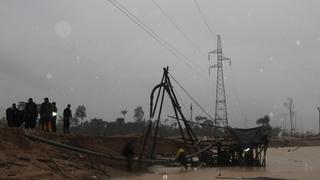 La Pampa: mineros ilegales operaban cerca de torres de alta tensión