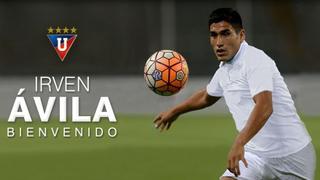 Irven Ávila es anunciado como flamante refuerzo de LDU de Quito