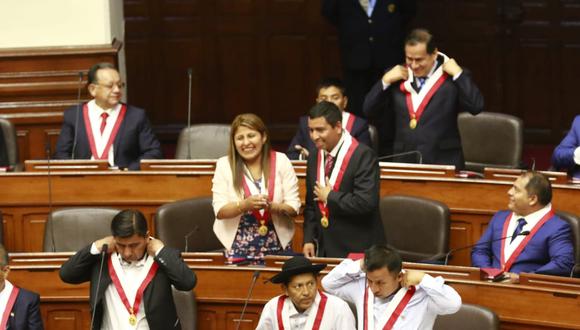 En los primeros 15 días de instalado el Parlamento, la bancada de Unión por el Perú ya presentó 10 iniciativas de ley, de las cuales tres buscan incorporar la figura de la pena de muerte en la Constitución, y otras dos apuntan a ser leyes con nombre propio (Foto: Congreso)
