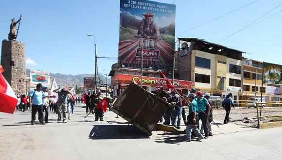 En Cusco, la paralización se inició hace 34 días.
