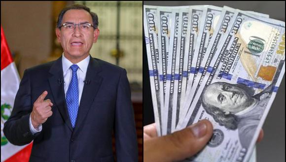 Bancos locales compraban dólares como precaución ante el ruido político luego que el presidente Vizcarra planteó la cuestión del confianza al Congreso. (Foto: El Comercio)