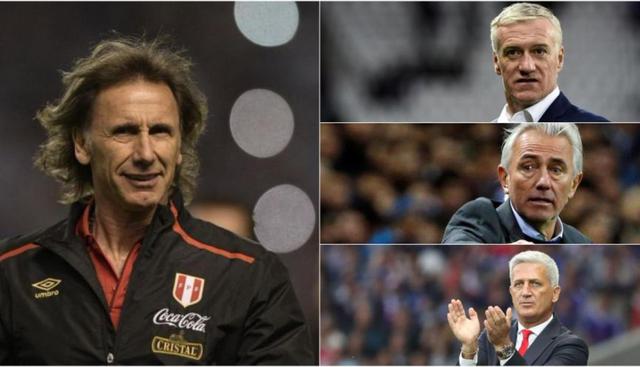 Ricardo Gareca, director técnico de la selección peruana, apareció en esta fabulosa lista que llegó a ser liderada por el entrenador que llenó de verguenza a 'Die Mannschaft'. (Foto: AP)