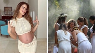 Laura Spoya celebra baby blessing poco antes de dar a luz ¿De qué se trata?