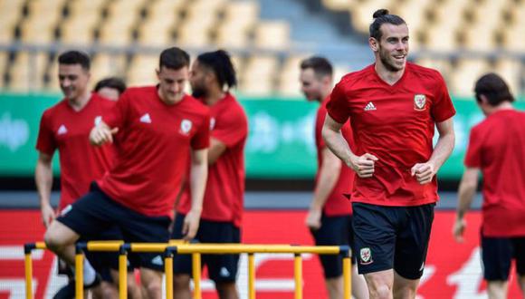 Gareth Bale se entrena con Gales pensando en las Eliminatorias Eurocopa 2020. (Foto: Agencias)