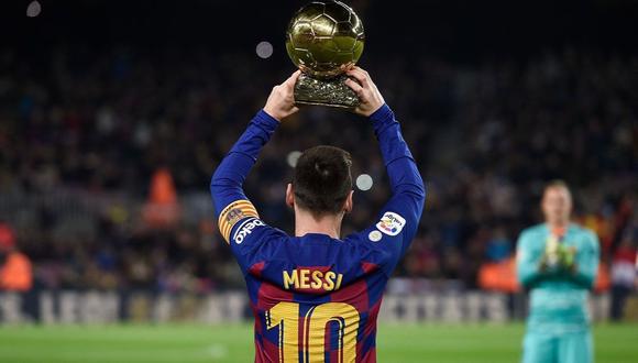 Lionel Messi ganó el Balón de Oro en seis ocasiones: 2009, 2010, 2011, 2012, 2015 y 2019.