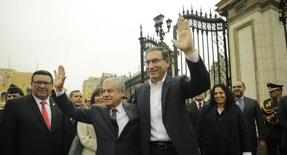 Martín Vizcarra y el gabinete de ministros se reunieron esta mañana antes de que César Villanueva plantee la cuestión de confianza ante el Congreso. (Foto: Twitter)