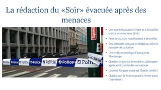 Bélgica: desalojan diario Le Soir tras recibir amenaza de bomba