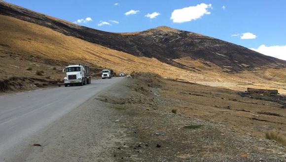 Camiones con minerales no están circulando debido a recientes bloqueos en Chumbivilcas y Espinar. (Foto: Foto: MMG Las Bambas)